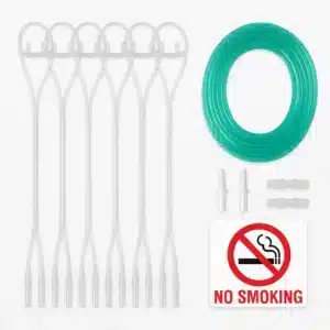 MTR-1532 Oxygen Supply Setup Kit with a 'No Smoking' sign